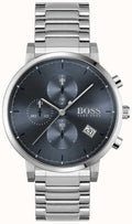Buy Hugo Boss Mens Chronograph Quartz Integirity Stainless Steel Blue Dial 43mm Watch - 1513779 in Pakistan