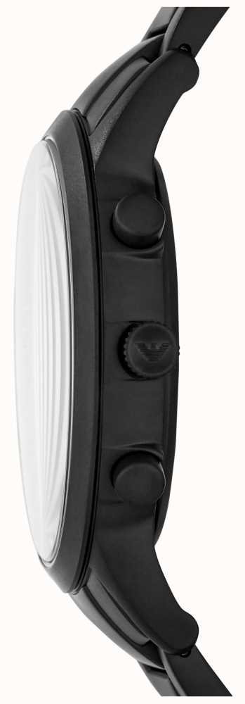 Buy Emporio Armani Mens Chronograph Quartz Analog Stainless Steel Black Dial 43mm Watch - Ar11275 in Pakistan