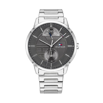 Buy Tommy Hilfiger Mens Quartz Stainless Steel Grey Dial 44mm Watch - 1791608 in Pakistan