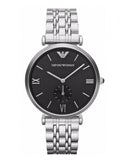 Buy Emporio Armani Stainless Steel Black Dial 40mm Watch for Men - Ar1676 in Pakistan