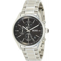 Buy Hugo Boss Mens Chronograph Quartz Grand Prix Stainless Steel Black Dial 44mm Watch - 1513477 in Pakistan