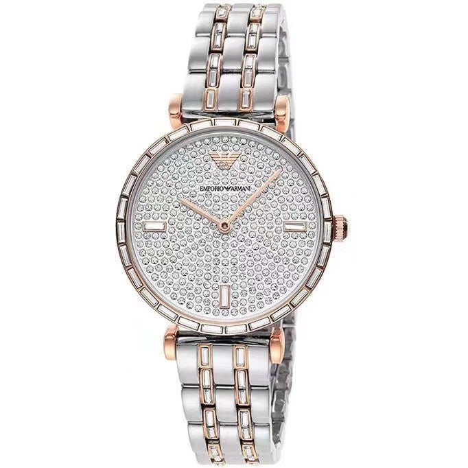 Buy Emporio Armani Women's Analog Stainless Steel Silver Dial 32mm Watch AR11293 in Pakistan