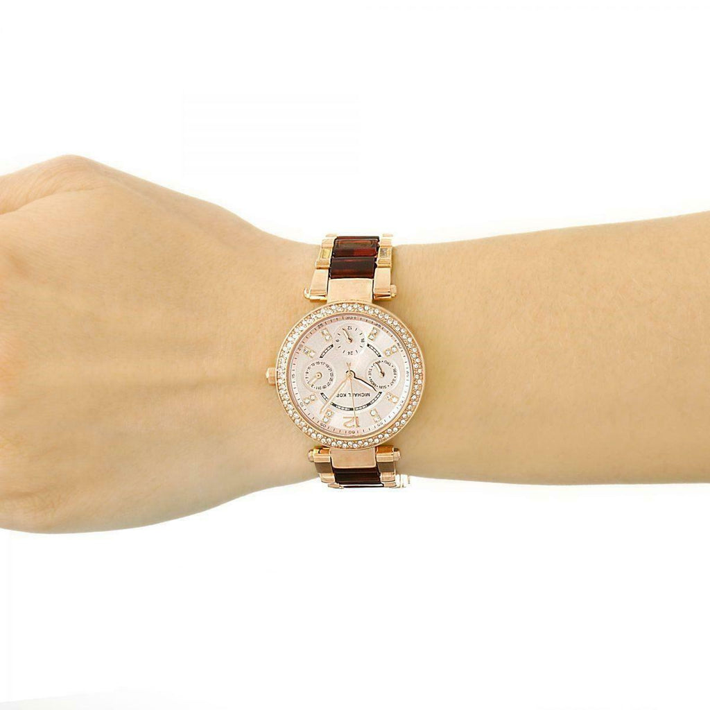Buy Michael Kors Womens Quartz Stainless Steel Rose Gold Dial 33mm Watch - Mk6239 in Pakistan