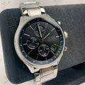 Buy Hugo Boss Mens Chronograph Quartz Grand Prix Stainless Steel Black Dial 44mm Watch - 1513477 in Pakistan