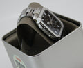 Buy Men's Quartz Inscription Silver Stainless Steel Strap Black Dial 42Mm Watch in Pakistan