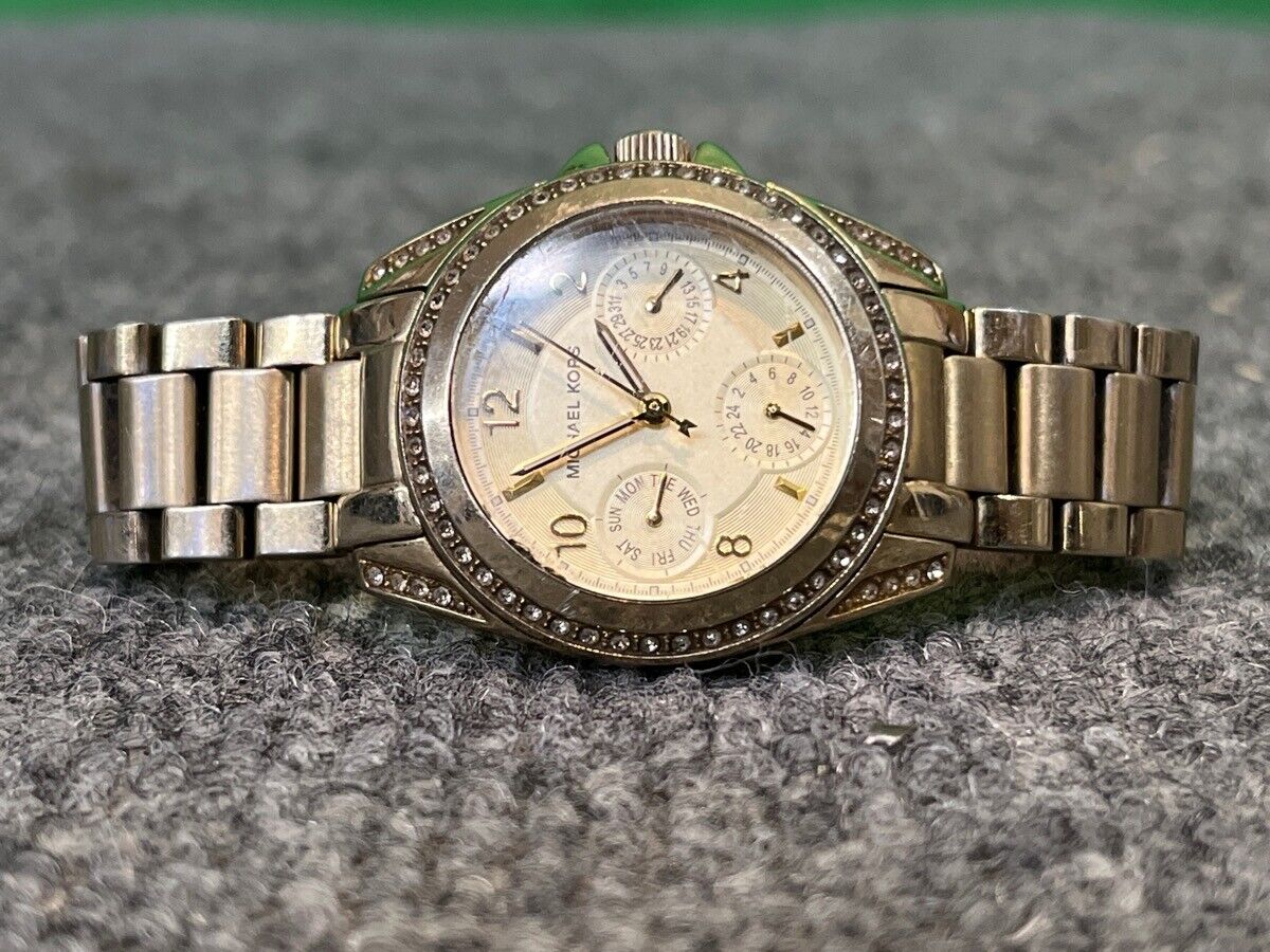 Buy Michael Kors Womens Quartz Blair Gold Stainless Steel Light Champagne Dial 33mm Watch - Mk5639 in Pakistan