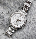 Buy Michael Kors Womens Quartz Stainless Steel Silver Dial 47mm Watch - Mk6575 in Pakistan