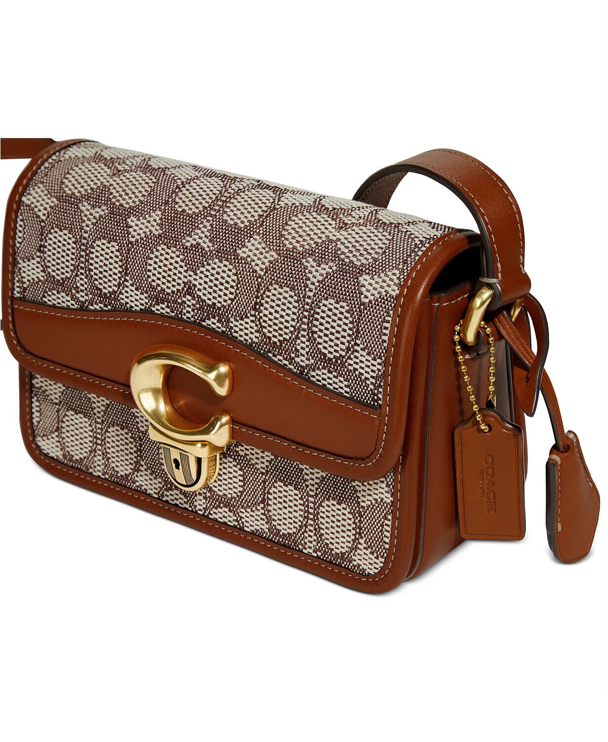 Buy Coach Studio Jacqaurd Bag Medium - Cocoa in Pakistan
