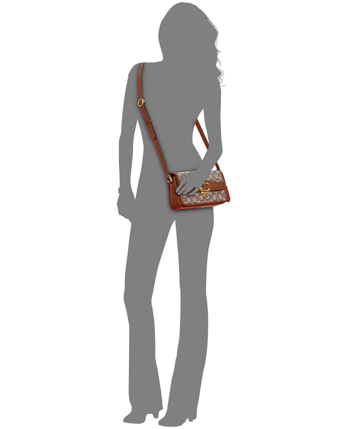 Buy Coach Studio Jacqaurd Bag Medium - Cocoa in Pakistan