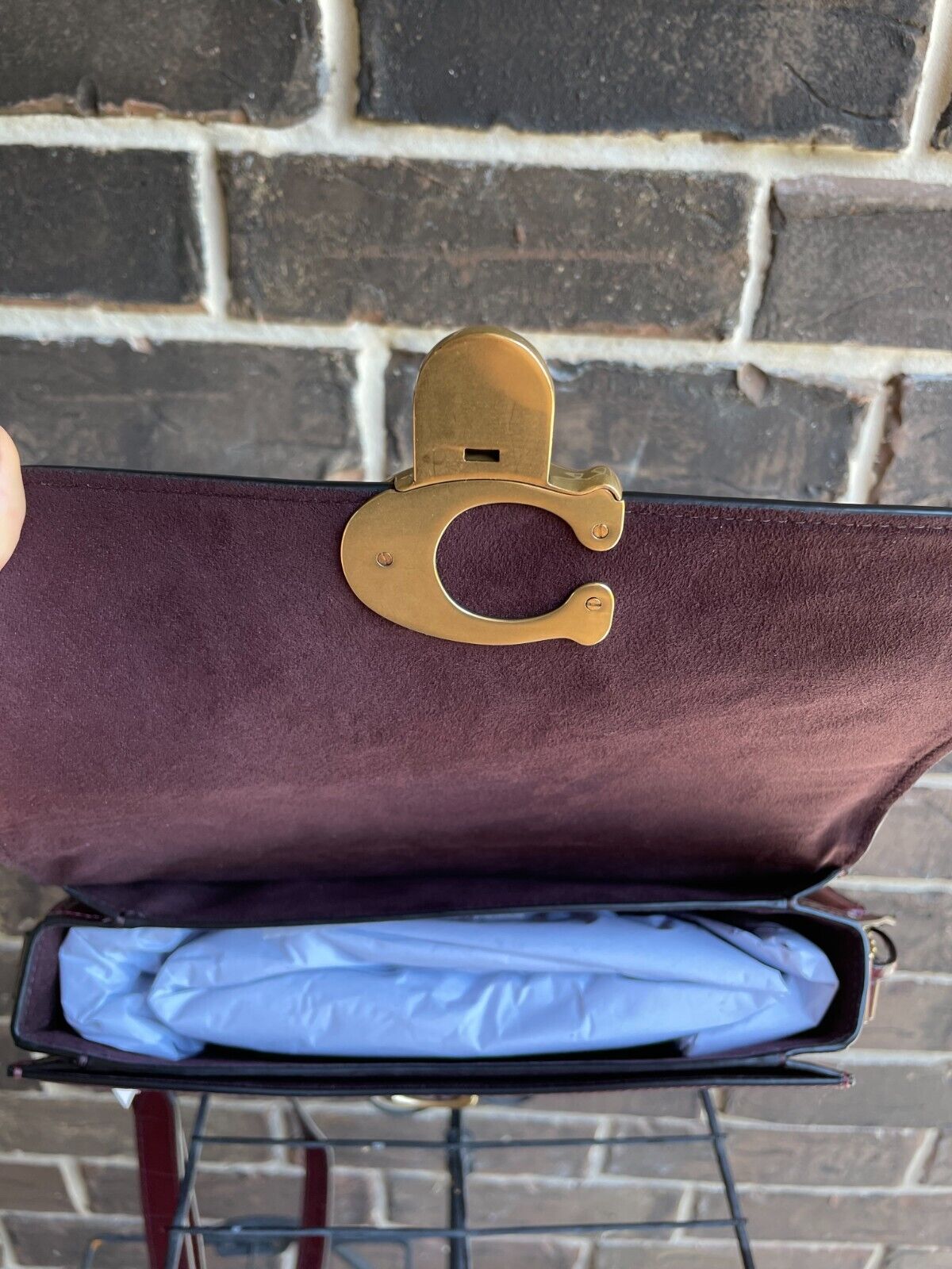 Buy Coach Studio Croc Embossed Bag Medium in Pakistan