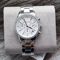 Buy Michael Kors Womens Quartz Ritz Silver Stainless Steel White Dial 37mm Watch - Mk6428 in Pakistan