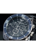 Buy Emporio Armani Men’s Chronograph Stainless Steel Black Dial 43mm Watch AR1429 in Pakistan