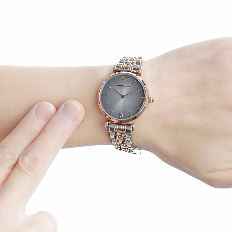 Buy Emporio Armani Womens Analog Stainless Steel Grey Dial 32mm Watch - Ar1725 in Pakistan