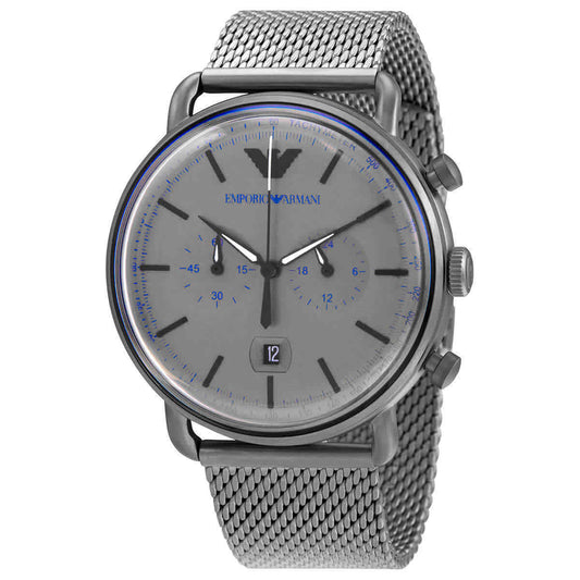 Buy Emporio Armani Men’s Quartz Stainless Steel Grey Dial 43mm Watch - AR11383 in Pakistan