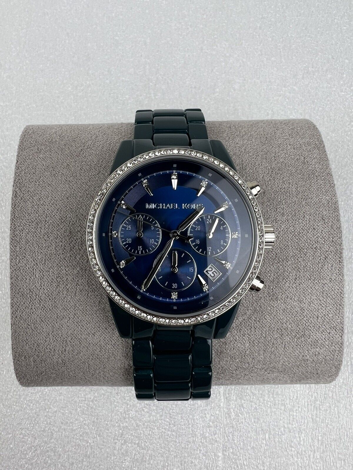 Buy Michael Kors Womens Quartz Blue Stainless Steel Blue Dial 37mm Watch - Mk6722 in Pakistan