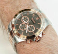 Buy Hugo Boss Mens Ikon Two-tone Rose Gold Silver Strap Grey Dial Watch - 1513339 in Pakistan