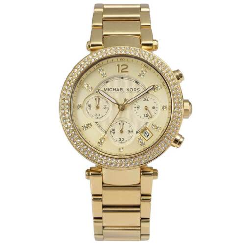 Buy Michael Kors Womens Quartz Stainless Steel Champagne Dial 39mm Watch - Mk5354 in Pakistan