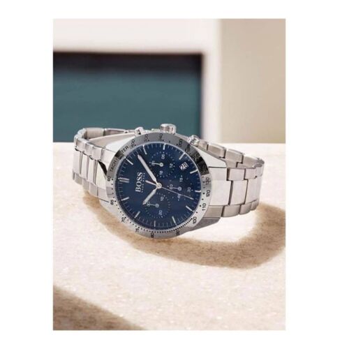 Buy Hugo Boss Mens Chronograph Quartz Talent Stainless Steel Blue Dial 42mm Watch - 1513582 in Pakistan