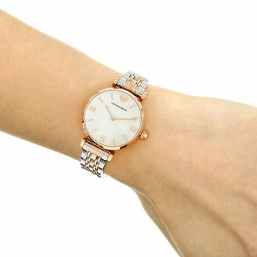 Buy Emporio Armani Womens Quartz Stainless Steel White Dial 32mm Watch - Ar1683 in Pakistan