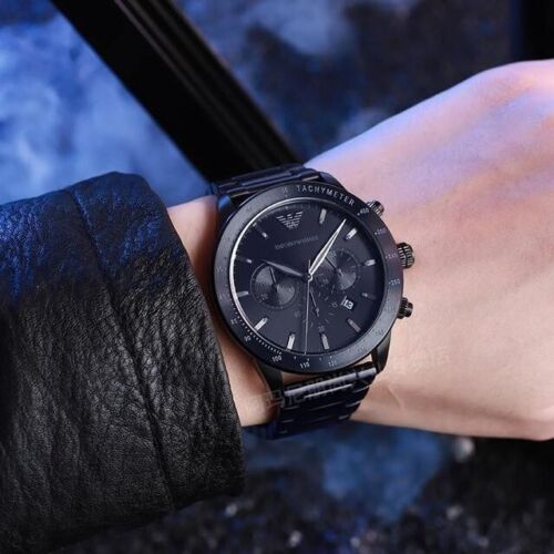 Buy Emporio Armani Mens Quartz Stainless Steel Black Dial 43mm Watch - Ar11242 in Pakistan