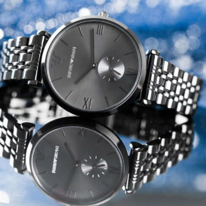 Buy Emporio Armani Mens Chronograph Quartz Stainless Steel Black Dial 40mm Watch - Ar11299 in Pakistan