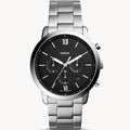 Buy Men's Chronograph Quartz Neutra Silver Stainless Steel Black Dial 44Mm Watch in Pakistan