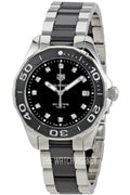 Buy Tag Heuer Aquaracer Quartz Black Dial Two Tone Steel Strap Watch for Women - WAY131C.BA0913 in Pakistan