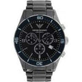 Buy Emporio Armani Men’s Chronograph Stainless Steel Black Dial 43mm Watch - AR1429 in Pakistan