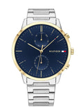 Buy Tommy Hilfiger Mens Quartz Stainless Steel Blue Dial 44mm Watch - 1710408 in Pakistan