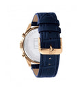 Buy Tommy Hilfiger Mens Quartz Leather Strap Blue Dial 44mm Watch - 1710451 in Pakistan