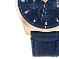 Buy Tommy Hilfiger Mens Quartz Leather Strap Blue Dial 44mm Watch - 1710451 in Pakistan