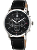 Buy Tommy Hilfiger Quartz Leather Strap Black Dial 44mm Watch for Men - 1791630 in Pakistan
