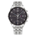 Buy Tommy Hilfiger Mens Quartz Silver Stainless Steel Grey Dial 44mm Watch - 1791707 in Pakistan