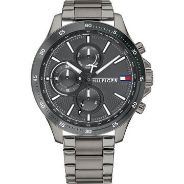 Buy Tommy Hilfiger Mens Quartz Stainless Steel Gray Dial 46mm Watch - 1791719 in Pakistan