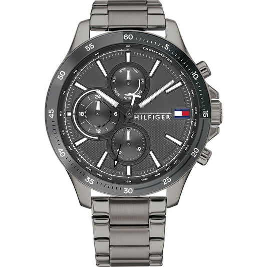 Buy Tommy Hilfiger Mens Quartz Stainless Steel Gray Dial 46mm Watch - 1791719 in Pakistan