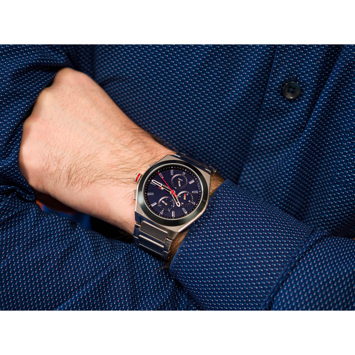 Buy Tommy Hilfiger Quartz Stainless Steel Blue Dial 45mm Watch for Men - 1791853 in Pakistan
