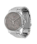 Buy Tommy Hilfiger Chronograph Quartz Stainless Steel Grey Dial 46mm Watch for Men - 1710382 in Pakistan