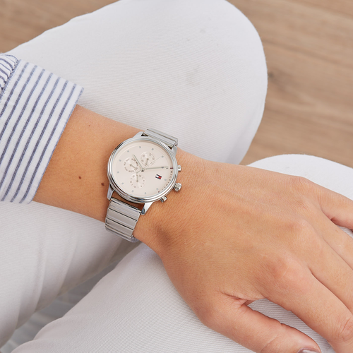 Buy Tommy Hilfiger Quartz Stainless Steel Pink Dial 38mm Watch for Women - 1781904 in Pakistan