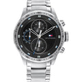 Buy Tommy Hilfiger Mens Quartz Stainless Steel Black Dial 46mm Watch - 1791805 in Pakistan