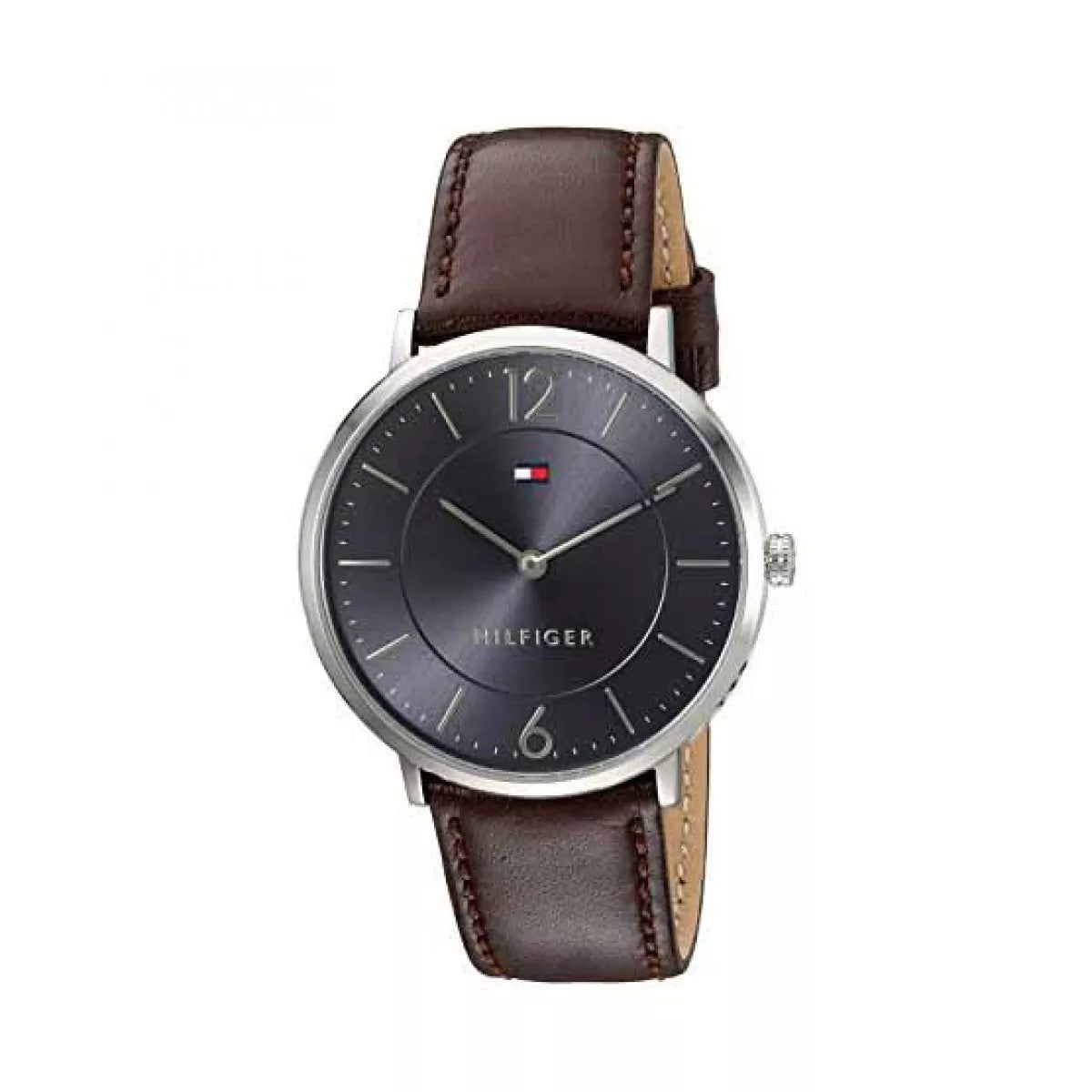 Buy Tommy Hilfiger Quartz Leather Strap Grey Dial 40mm Watch for Men - 1710352 in Pakistan