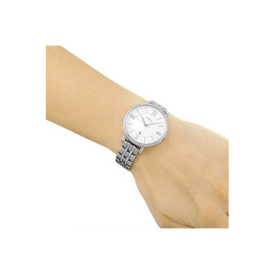 Buy Quartz Silver Stainless Steel Silver Dial 36Mm Watch For Women in Pakistan