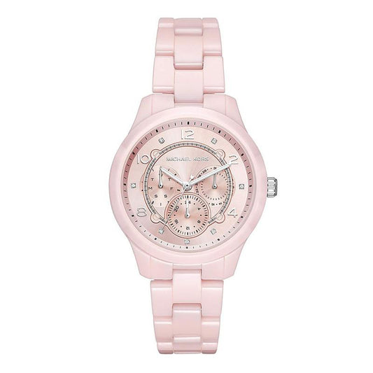 Buy Michael Kors Runway Analog Pink Dial Pink Stainless Steel Watch for Women - Mk6629 in Pakistan