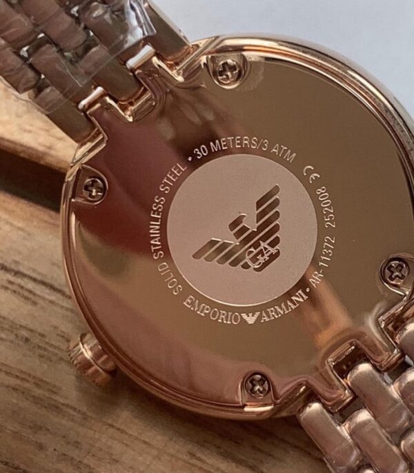 Buy Emporio Armani Women’s Quartz Stainless Steel Black Dial 30mm Watch - AR11372 in Pakistan