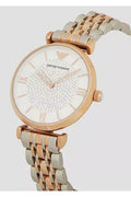 Buy Emporio Armani Women's Analog Two Tone Stainless Steel White Dial 32mm Watch AR8031 in Pakistan