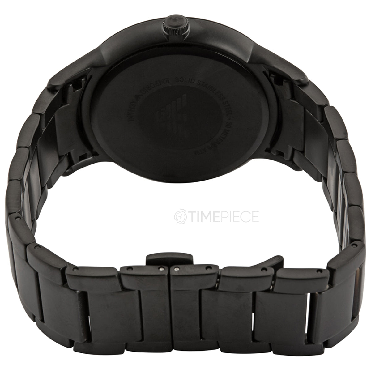 Buy Emporio Armani Renato Black Stainless Steel Black Dial Quartz Watch For Gents - Ar11184 in Pakistan