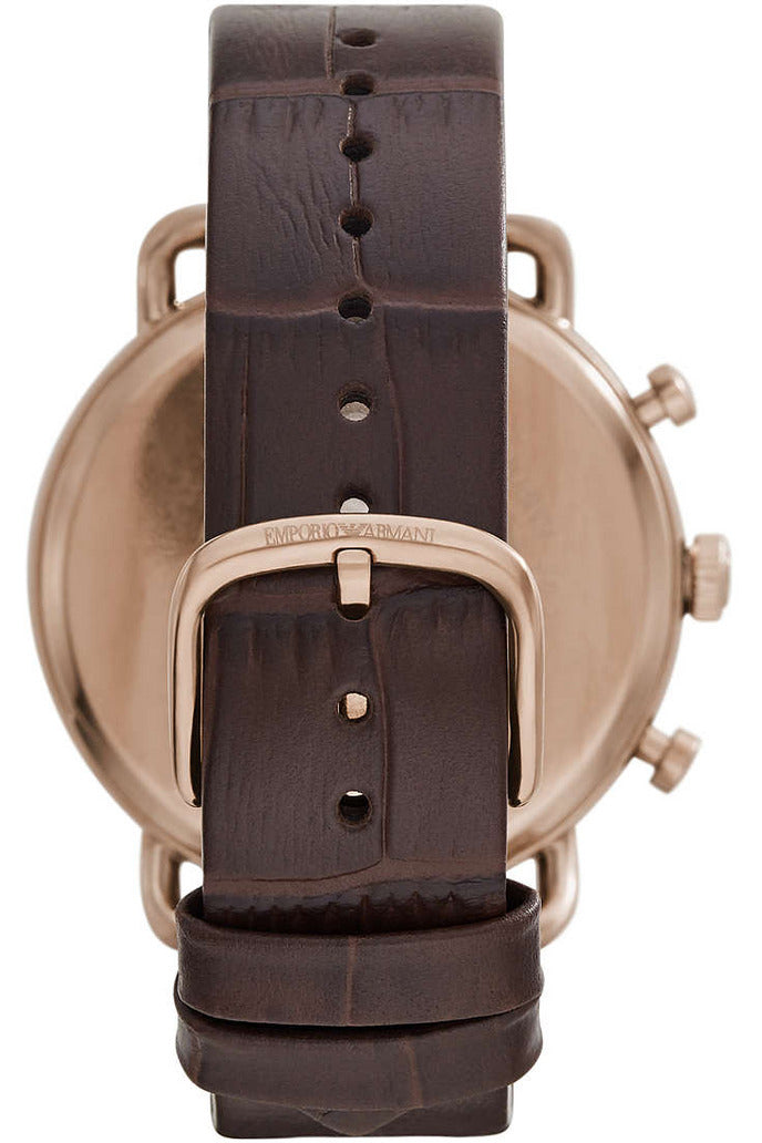 Buy Emporio Armani Men's Quartz Leather Strap Green Dial 43mm Watch AR11334 in Pakistan
