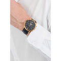 Buy Fossil Men's Chronograph Quartz Black Leather Strap Black Dial 44mm Watch FS5381 in Pakistan