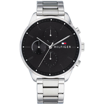 Buy Tommy Hilfiger Mens Quartz Stainless Steel Black Dial 44mm Watch - 1791485 in Pakistan