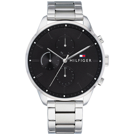 Buy Tommy Hilfiger Mens Quartz Stainless Steel Black Dial 44mm Watch - 1791485 in Pakistan