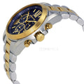 Buy Michael Kors Womens Chronograph Quartz Bradshaw Two Tone Stainless Steel Blue Dial 43mm Watch - Mk5976 in Pakistan